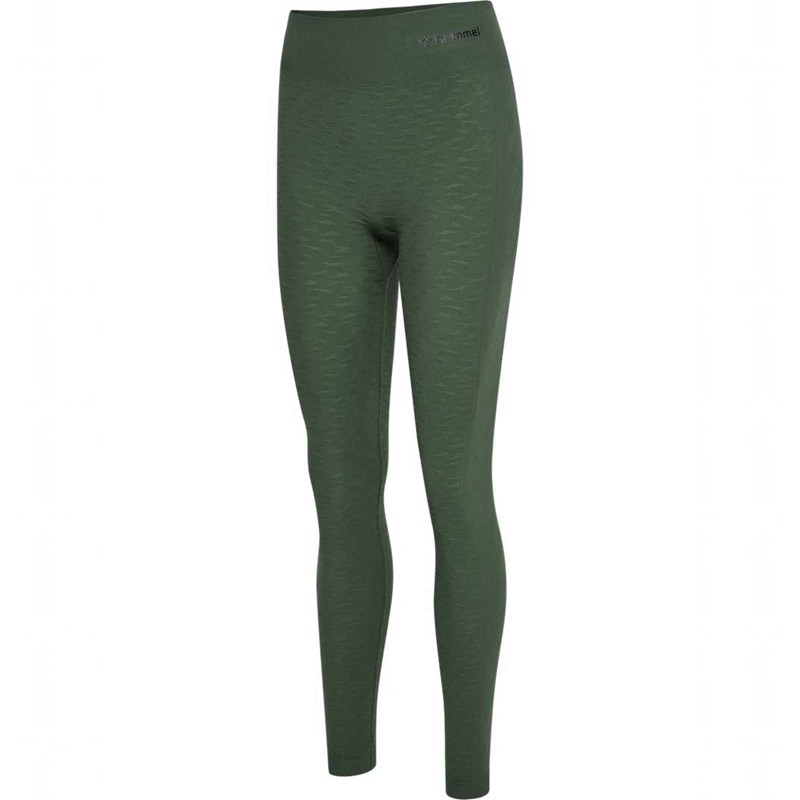 Hummel Mt Focus Seamless Hw Ženske Hulahopke Zelene | 919179-260