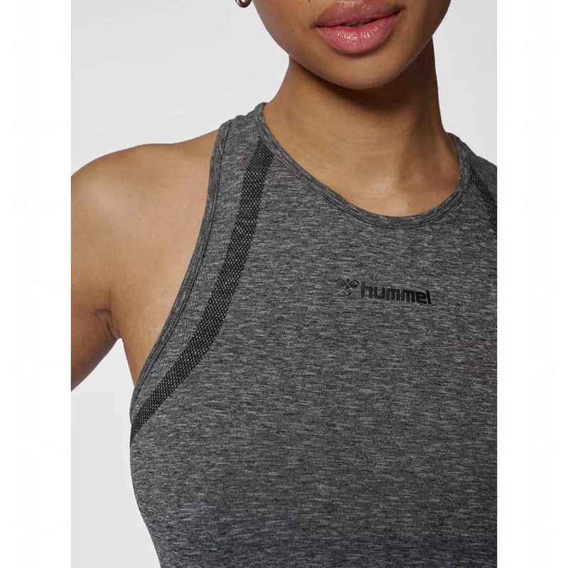 Hummel Mt Hyper Seamless Ženske Majica bez Rukava Crne | 547346-480