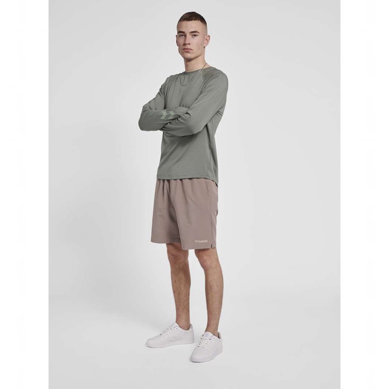 Hummel Mt Laze L/S Muške Majice Sive | 525996-463