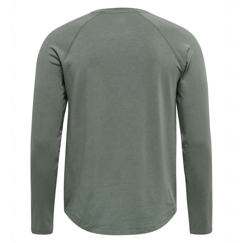 Hummel Mt Laze L/S Muške Majice Sive | 525996-463