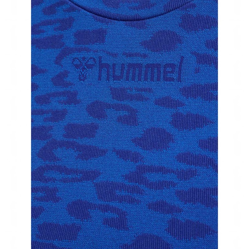 Hummel Mt Leo Seamless Crop L/S Ženske Majice Plave | 063509-304