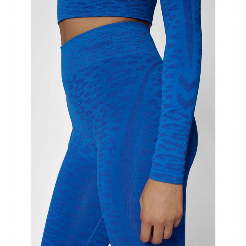 Hummel Mt Leo Seamless Mw Ženske Hulahopke Plave | 608837-960
