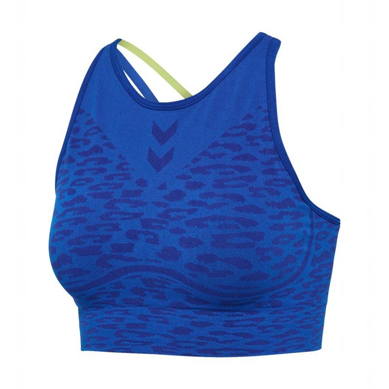 Hummel Mt Leo Seamless Ženske Sportski Grudnjak Plave | 390834-529