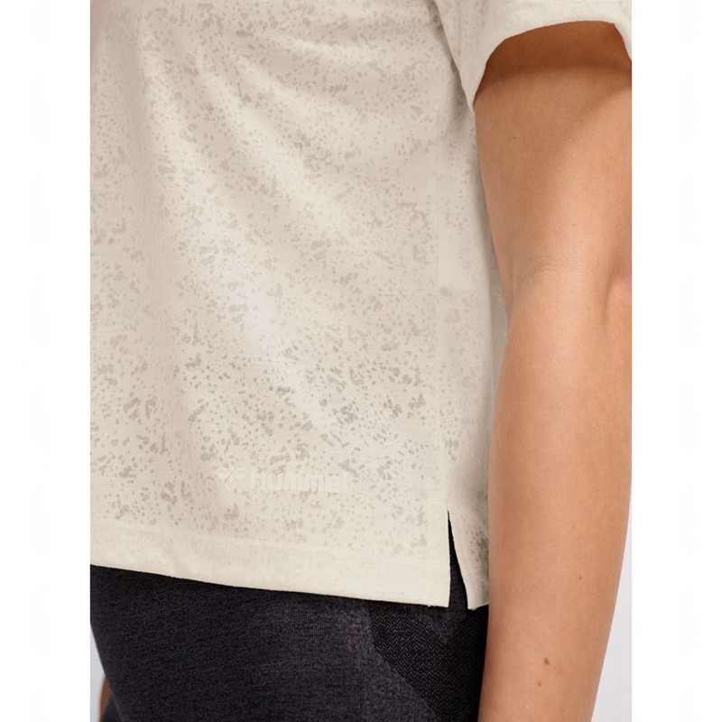 Hummel Mt Light Burnout Ženske Majice Bež | 812578-471