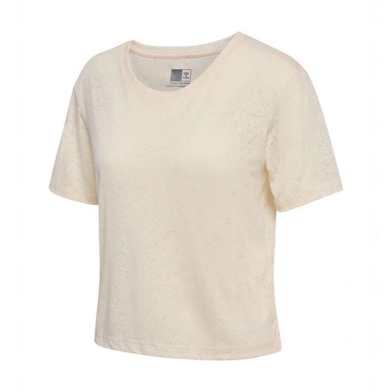 Hummel Mt Light Burnout Ženske Majice Bež | 812578-471