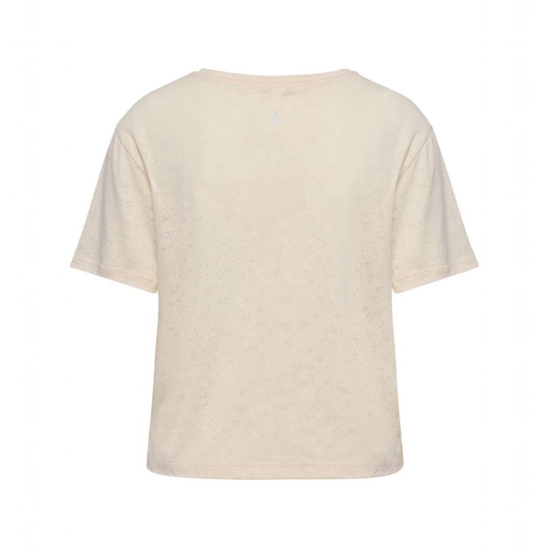 Hummel Mt Light Burnout Ženske Majice Bež | 812578-471
