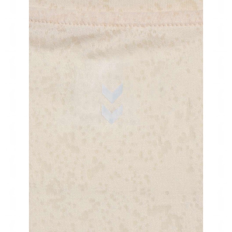 Hummel Mt Light Burnout Ženske Majice Bež | 812578-471