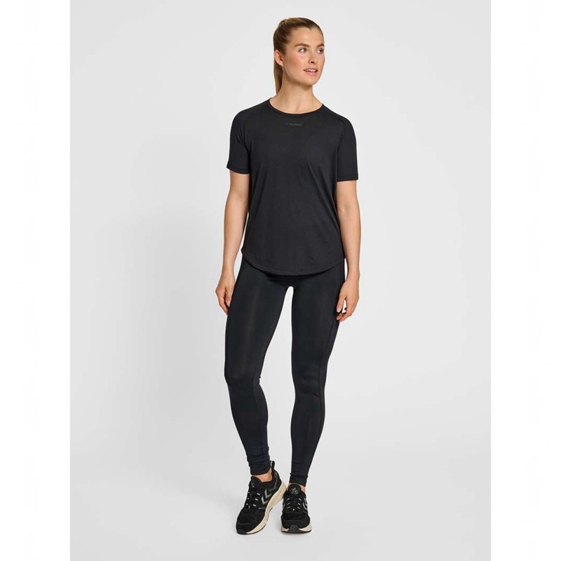 Hummel Mt Mabley Mid Waist Ženske Hlače Crne | 208053-868