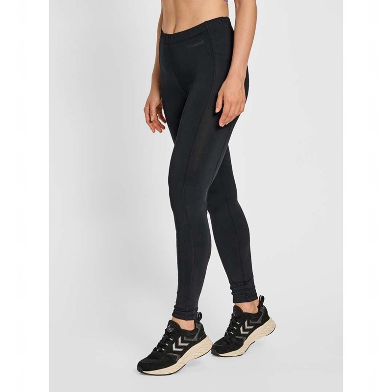 Hummel Mt Mabley Mid Waist Ženske Hlače Crne | 208053-868