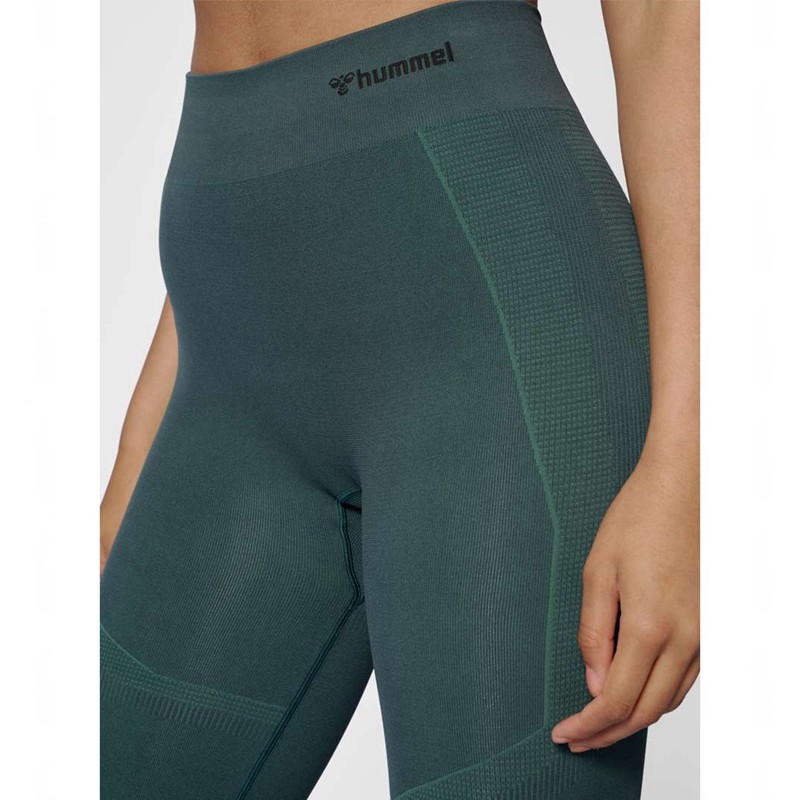 Hummel Mt Power Seamless Mw Ženske Hulahopke Zelene | 645165-390