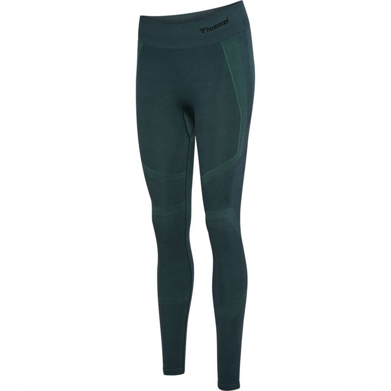 Hummel Mt Power Seamless Mw Ženske Hulahopke Zelene | 645165-390