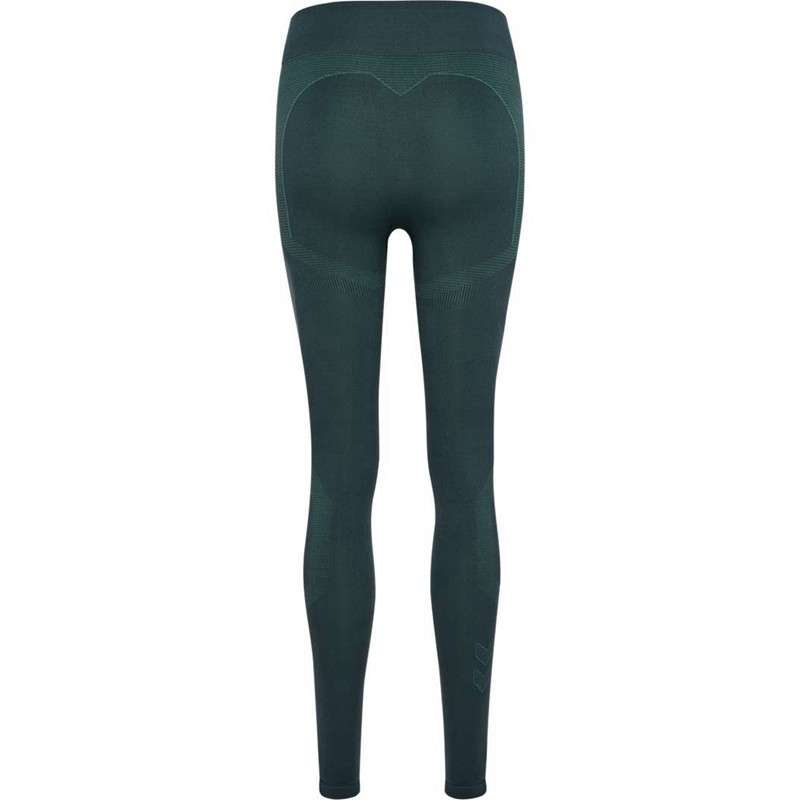 Hummel Mt Power Seamless Mw Ženske Hulahopke Zelene | 645165-390