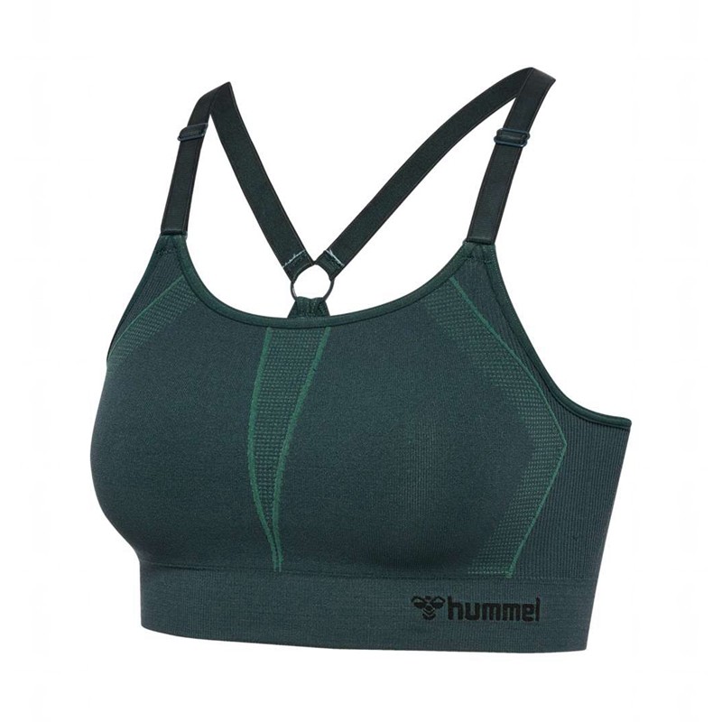 Hummel Mt Power Seamless Ženske Sportski Grudnjak Zelene | 202365-402