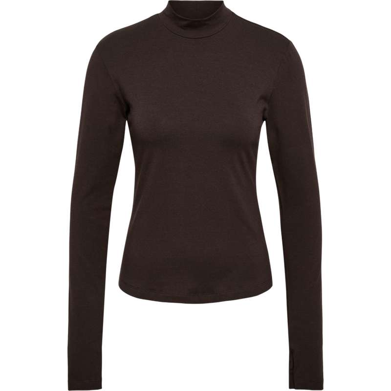 Hummel Mt Recharge L/S Ženske Majice Čokoladne | 909989-167
