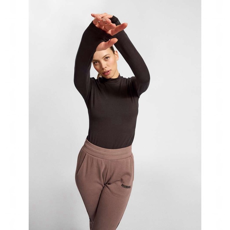 Hummel Mt Recharge L/S Ženske Majice Čokoladne | 909989-167