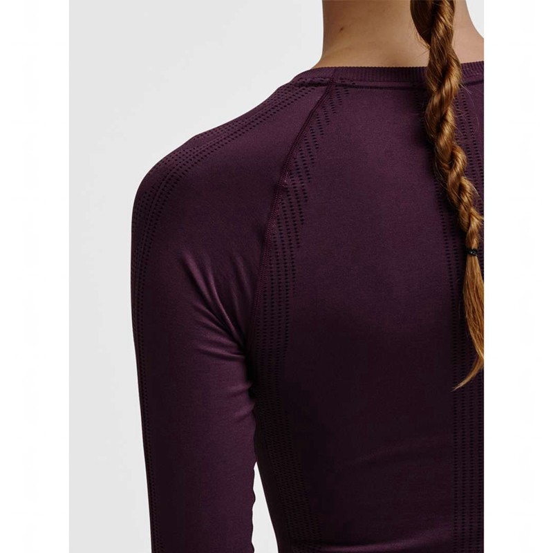 Hummel Mt Shaping Seamless L/S Ženske Majice Ljubičaste | 635415-044