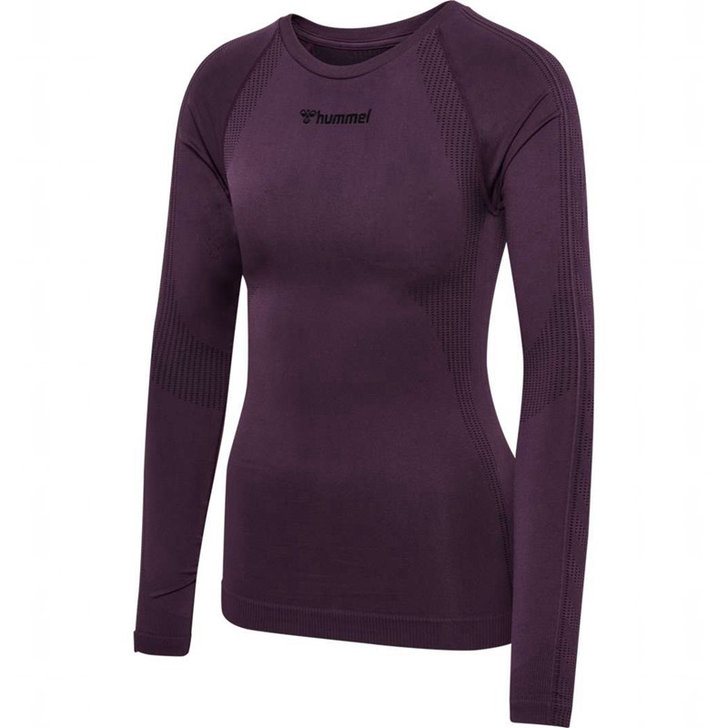 Hummel Mt Shaping Seamless L/S Ženske Majice Ljubičaste | 635415-044