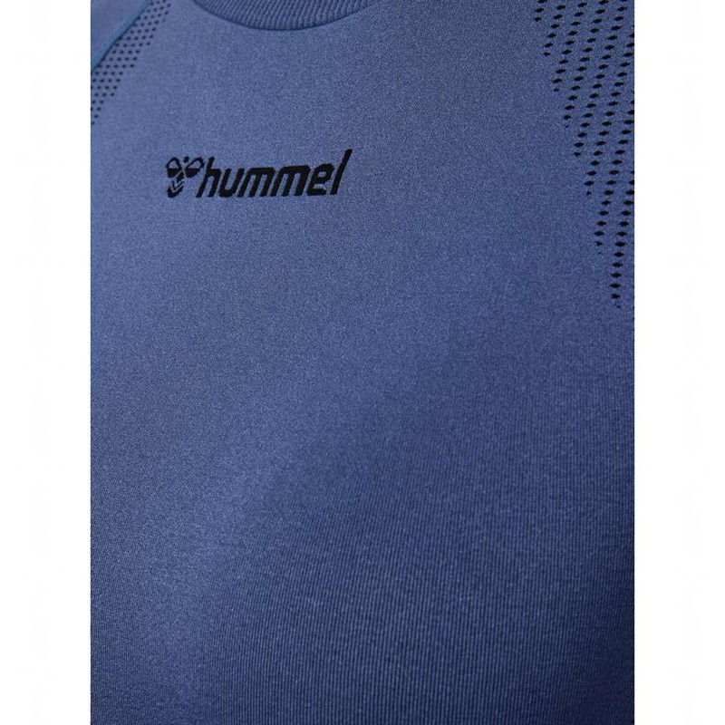 Hummel Mt Shaping Seamless L/S Ženske Temeljni Sloj Plave | 566480-119