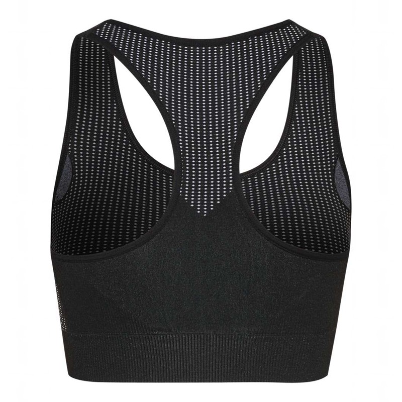 Hummel Mt Shaping Seamless Padded Ženske Sportski Grudnjak Crne | 410223-615