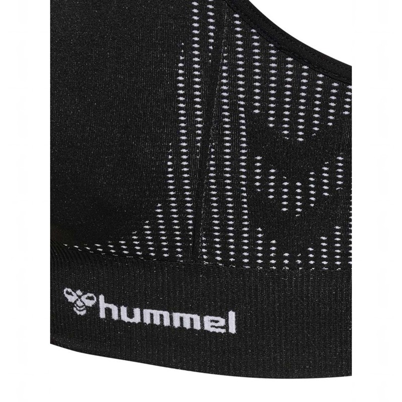 Hummel Mt Shaping Seamless Padded Ženske Sportski Grudnjak Crne | 410223-615