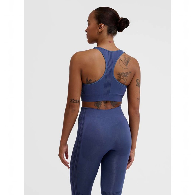 Hummel Mt Shaping Seamless Top Ženske Sportska Odjeća Plave | 626074-293