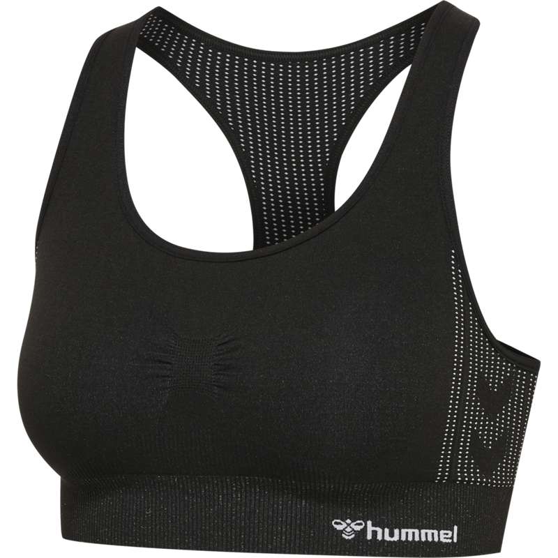 Hummel Mt Shaping Seamless Top Ženske Sportski Grudnjak Crne | 836791-915