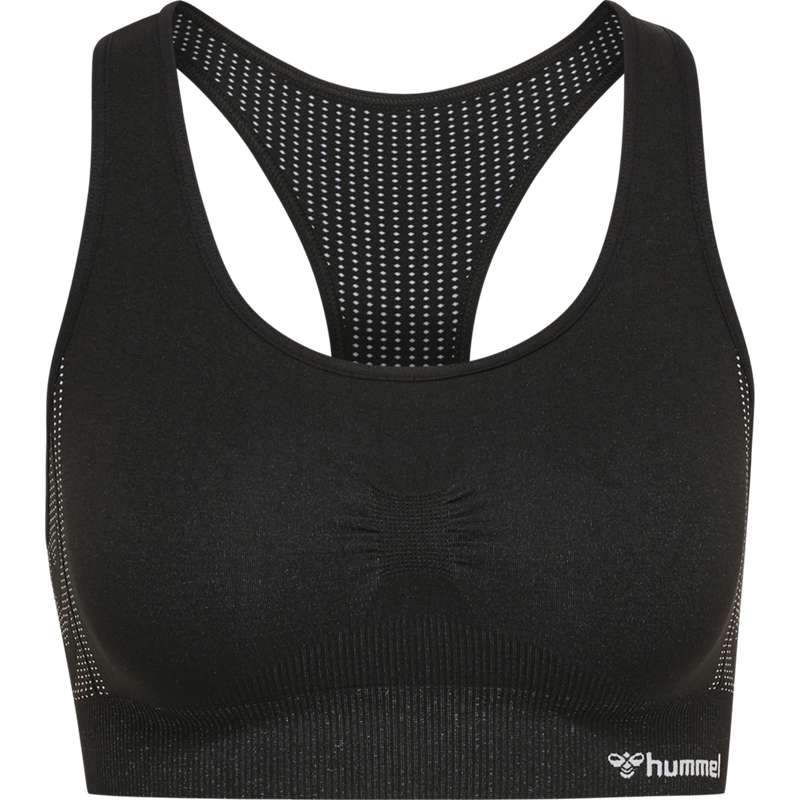 Hummel Mt Shaping Seamless Top Ženske Sportski Grudnjak Crne | 836791-915