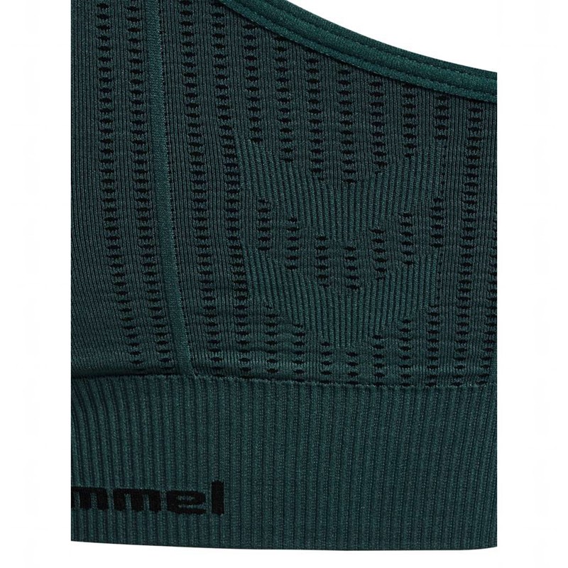 Hummel Mt Shaping Seamless Top Ženske Sportski Grudnjak Zelene | 304110-901