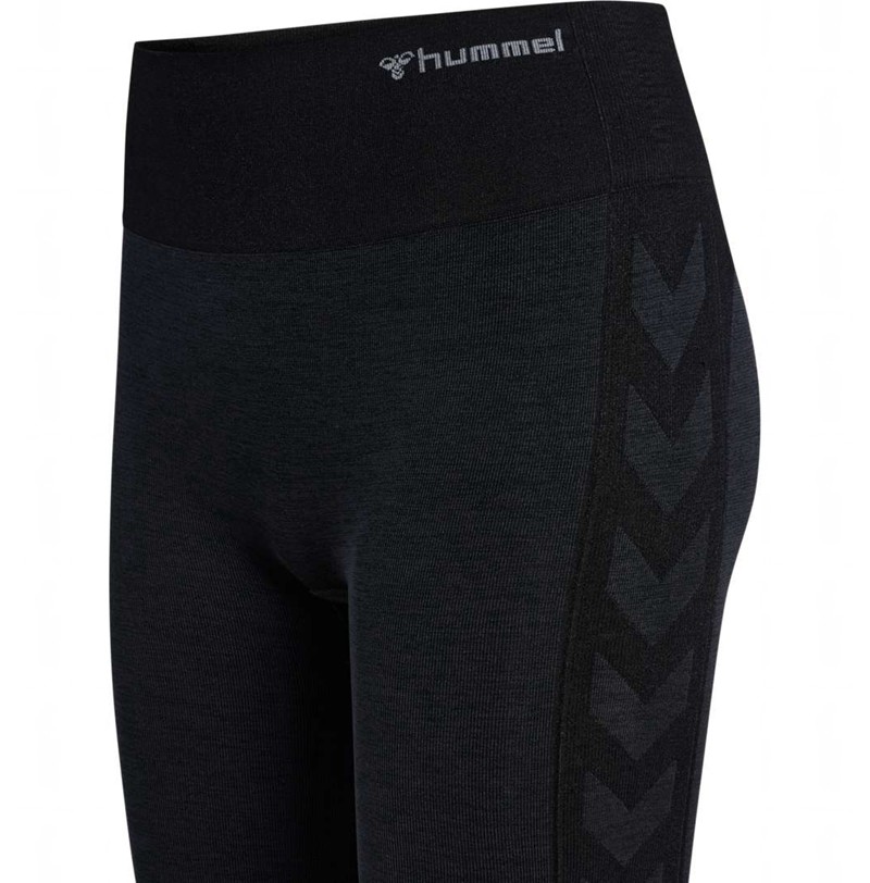 Hummel Mt Shine Seamless Mw Ženske Hulahopke Crne | 913286-887