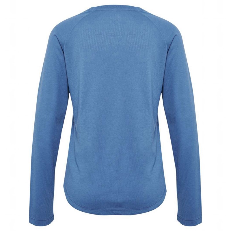 Hummel Mt Vanja L/S Ženske Majice Plave | 446545-976