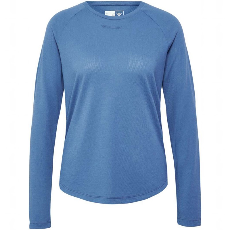 Hummel Mt Vanja L/S Ženske Majice Plave | 446545-976