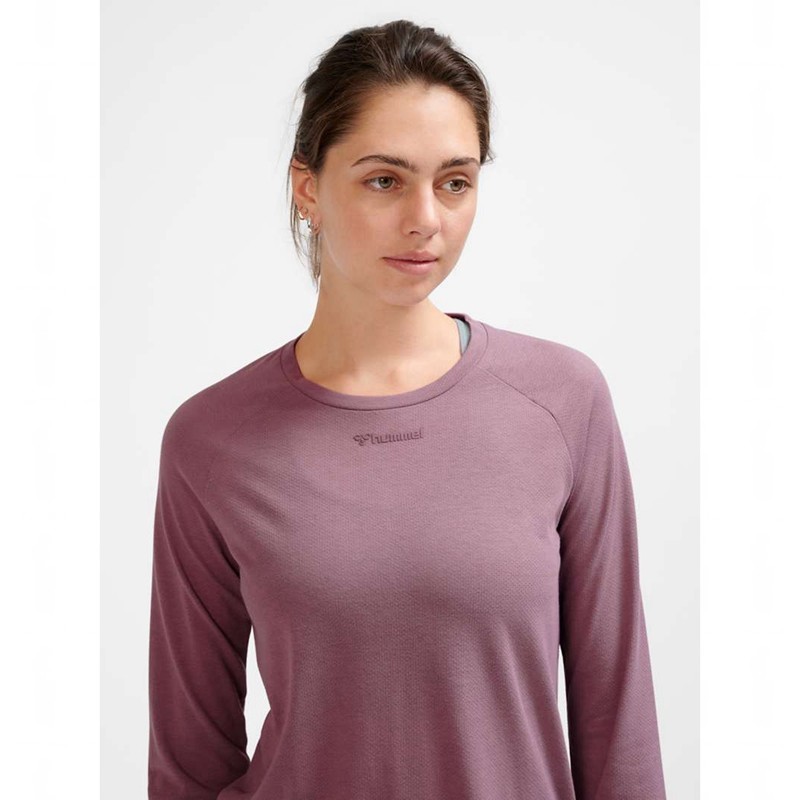 Hummel Mt Vanja L/S Ženske Majice Roze | 037205-791