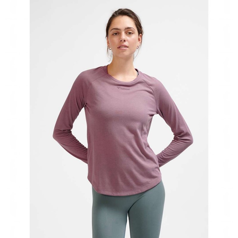 Hummel Mt Vanja L/S Ženske Majice Roze | 037205-791