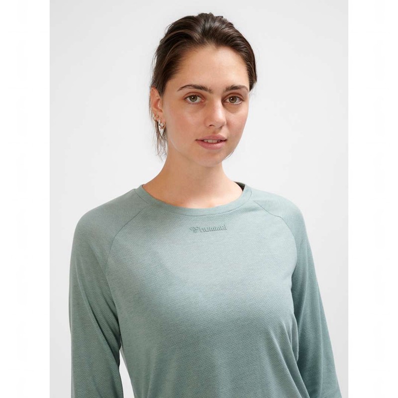 Hummel Mt Vanja L/S Ženske Majice Sive | 080018-731