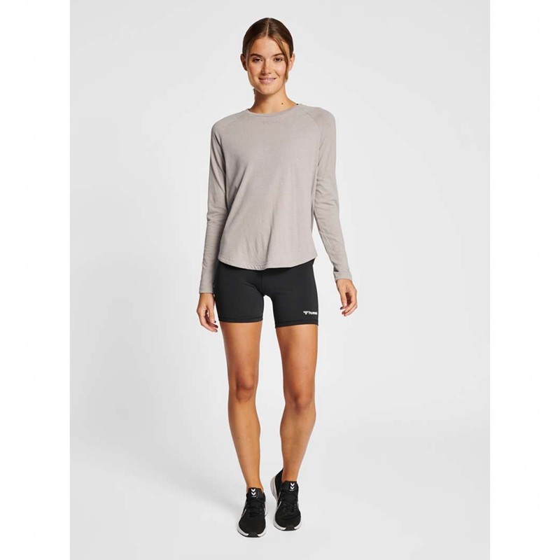 Hummel Mt Vanja L/S Ženske Majice Sive | 794518-467