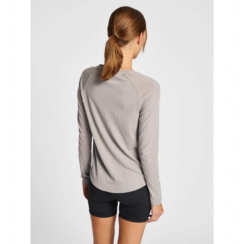 Hummel Mt Vanja L/S Ženske Majice Sive | 794518-467