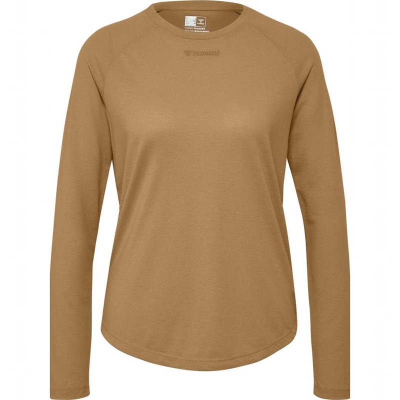 Hummel Mt Vanja L/S Ženske Majice Smeđe | 134174-354