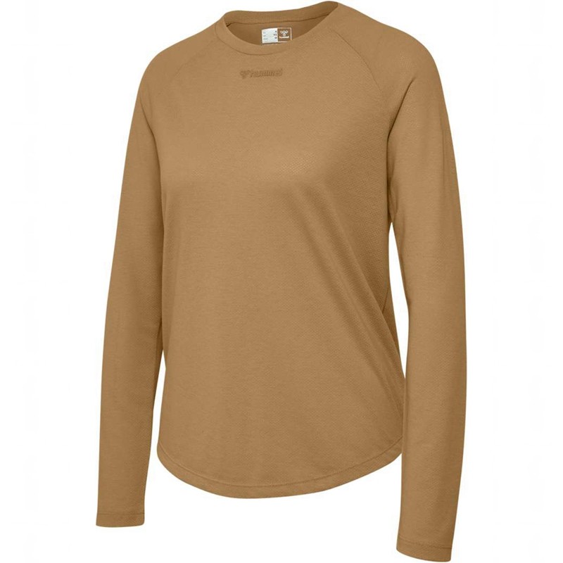 Hummel Mt Vanja L/S Ženske Majice Smeđe | 134174-354