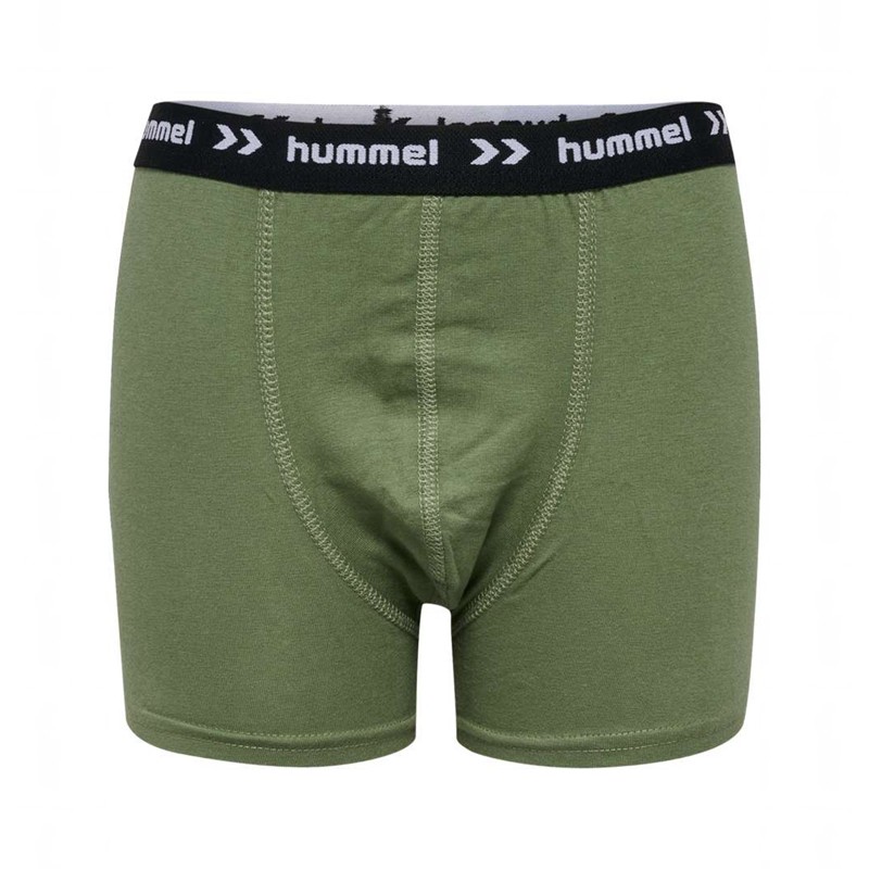 Hummel Nalle 3 Pak Dječje Boxer Maslinasto Zelene | 209252-362