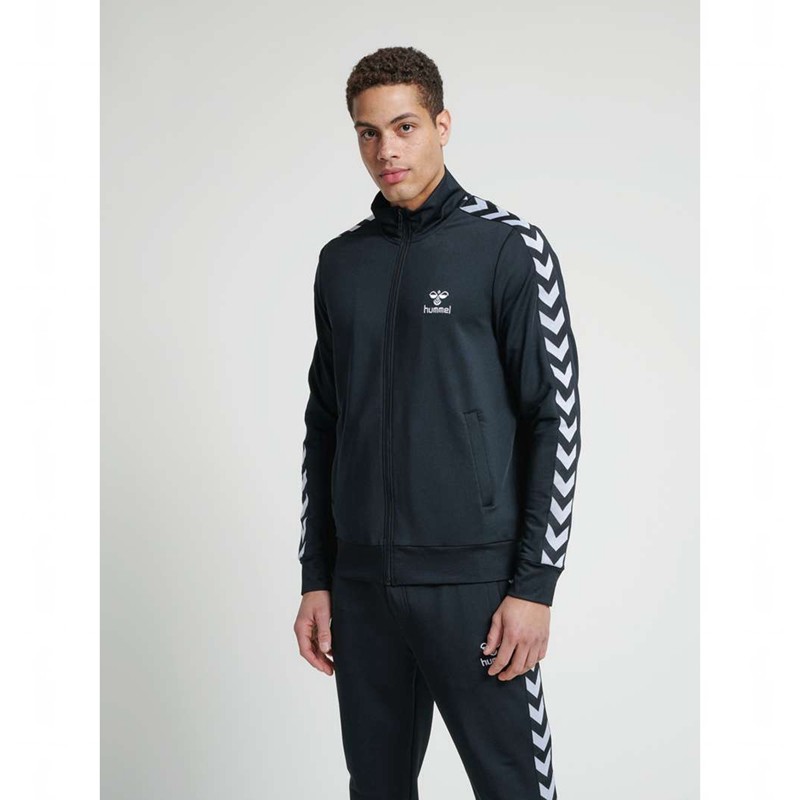 Hummel Nathan 2.0 Zip Muške Jakne Crne | 893374-330