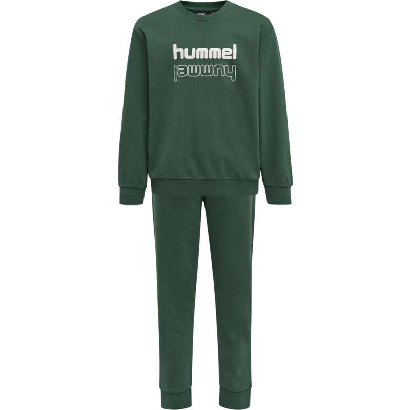 Hummel New Spring Tracksuit Dječje Sportska Odjeća Zelene | 446306-484