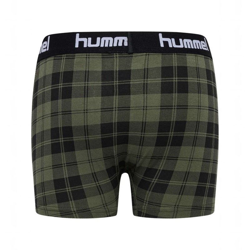 Hummel Nolan 2-pack Dječje Boxer Maslinasto Zelene | 109193-780
