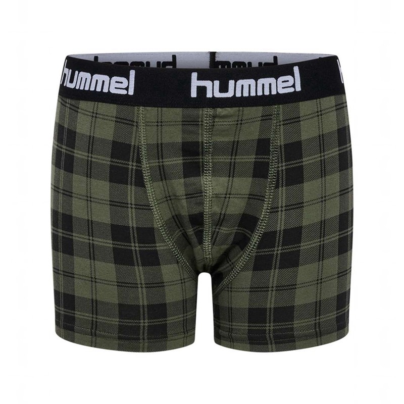 Hummel Nolan 2-pack Dječje Boxer Maslinasto Zelene | 109193-780