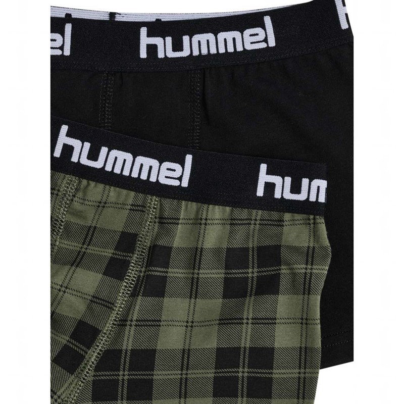 Hummel Nolan 2-pack Dječje Boxer Maslinasto Zelene | 109193-780