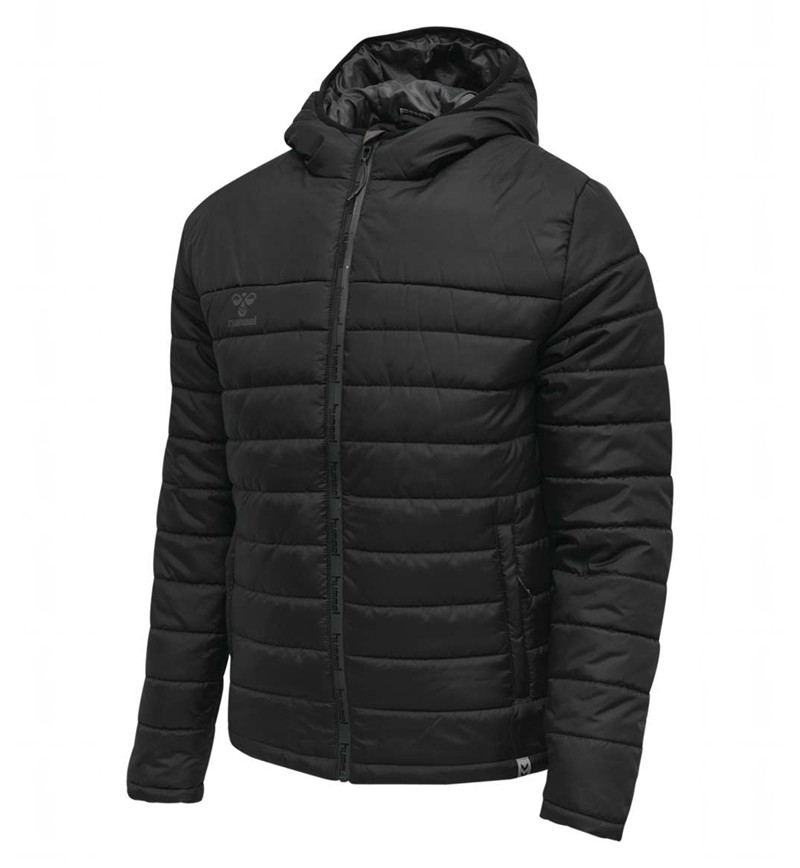 Hummel North Quilted Hood Muške Jakne Crne | 143599-773