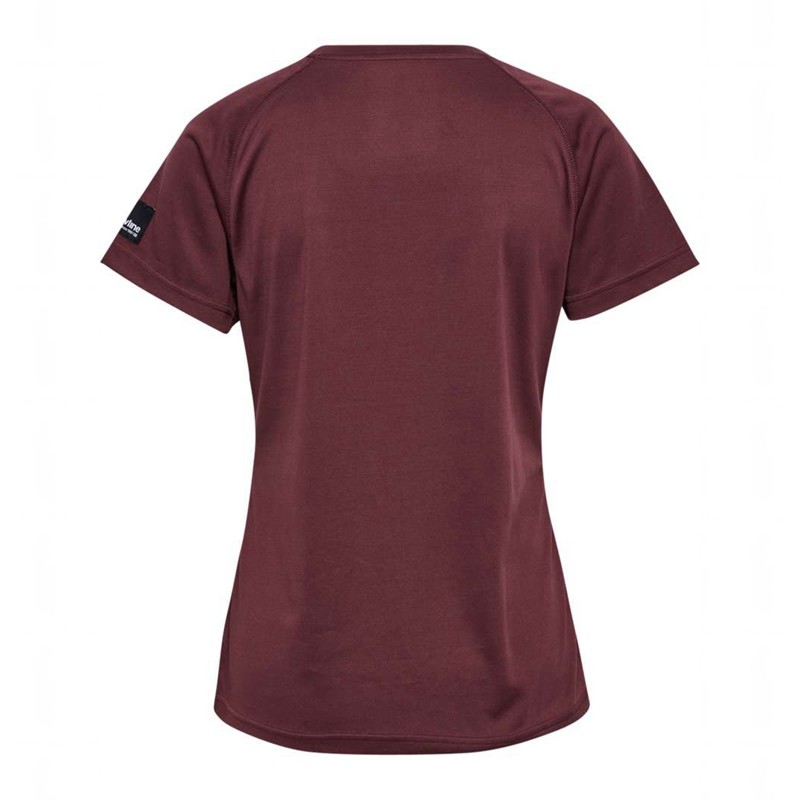 Hummel Nwlcharge Mesh W Ženske Majice Bordo | 701195-324