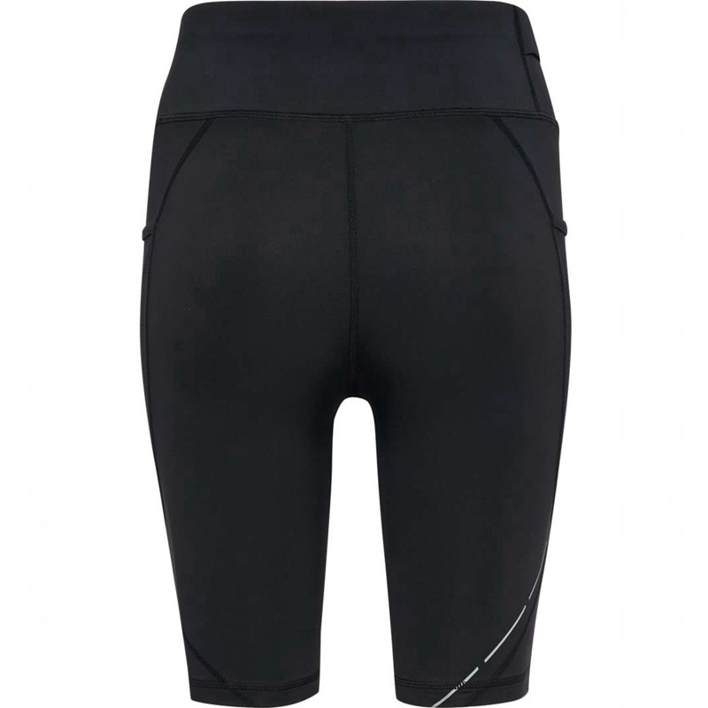 Hummel Nwlrace Hw Pocket Tight W Ženske Kratke Hlače Crne | 152156-648