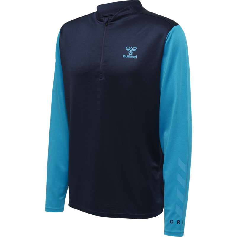 Hummel Ongrid 1/2 Zip Poly Sweat Muške Dukserice Tamnoplave | 074333-723