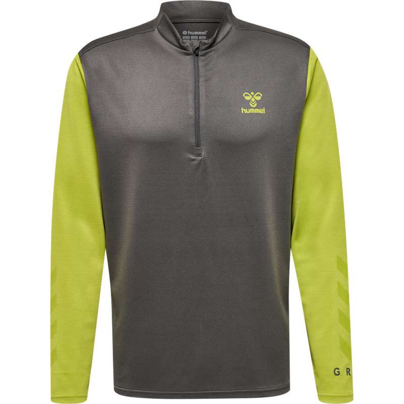 Hummel Ongrid 1/2 Zip Poly Sweat Muške Dukserice Sive | 293697-689