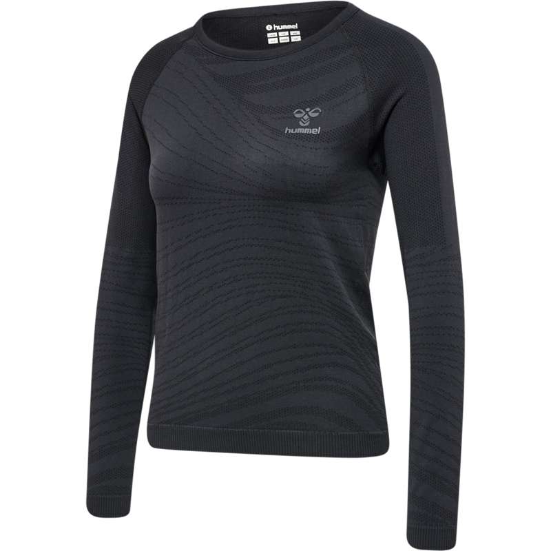 Hummel Ongrid Seamless L/S Wo Ženske Majice Crne | 017875-608
